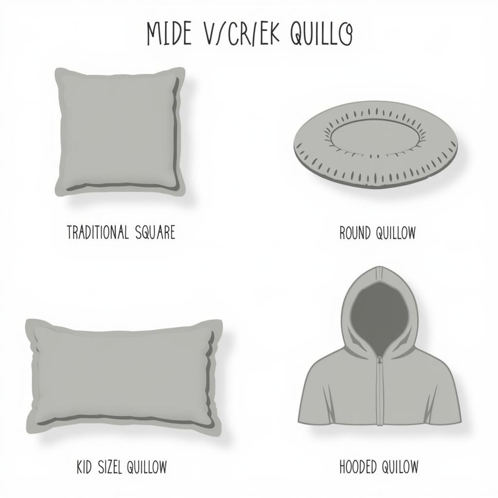 Different Types of Quillows