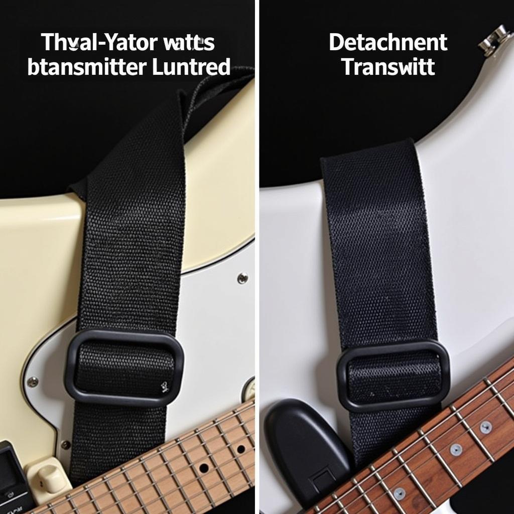 Comparison of Integrated and Detachable Wireless Guitar Strap Transmitters