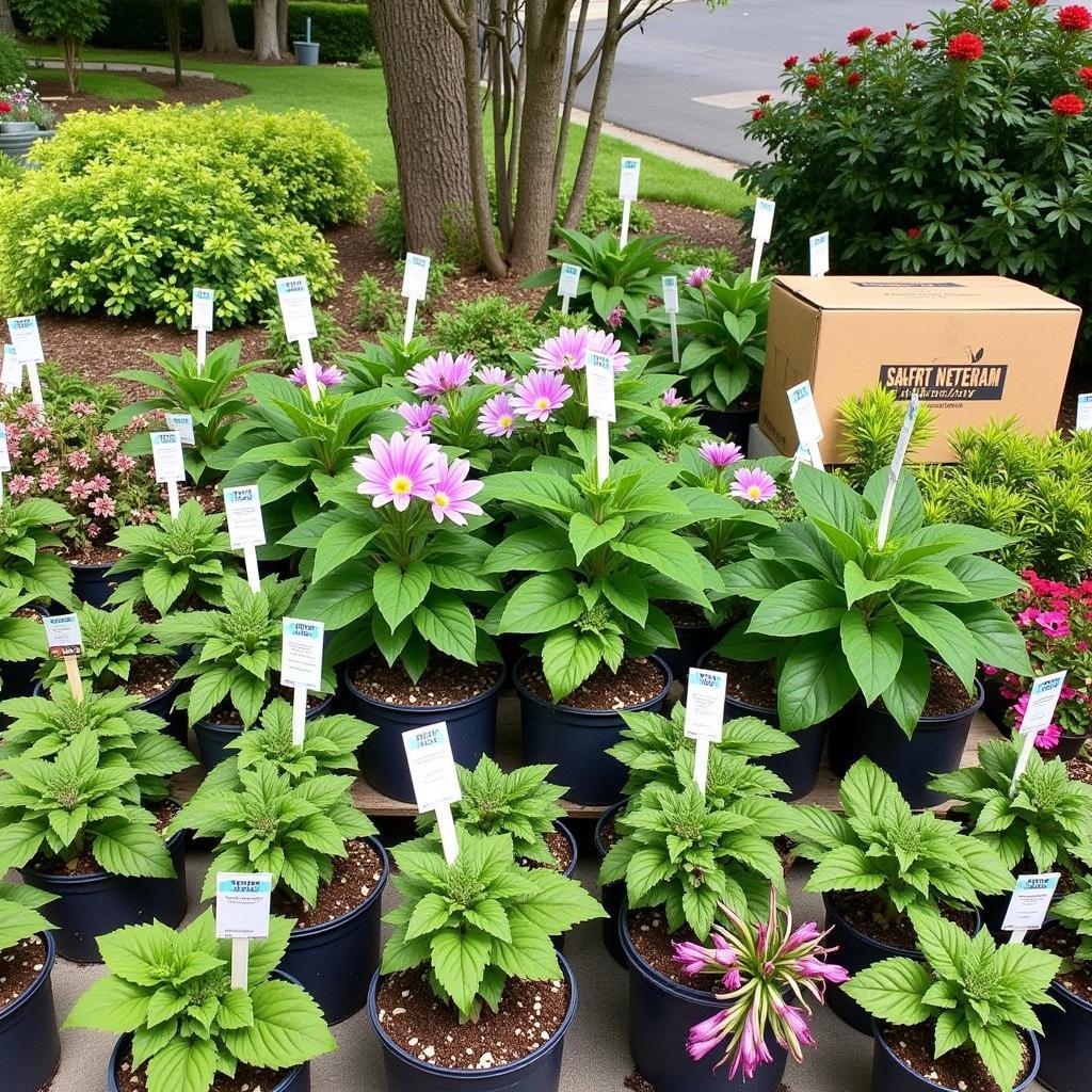 Diverse Plants Ordered From Online Nursery with Free Shipping