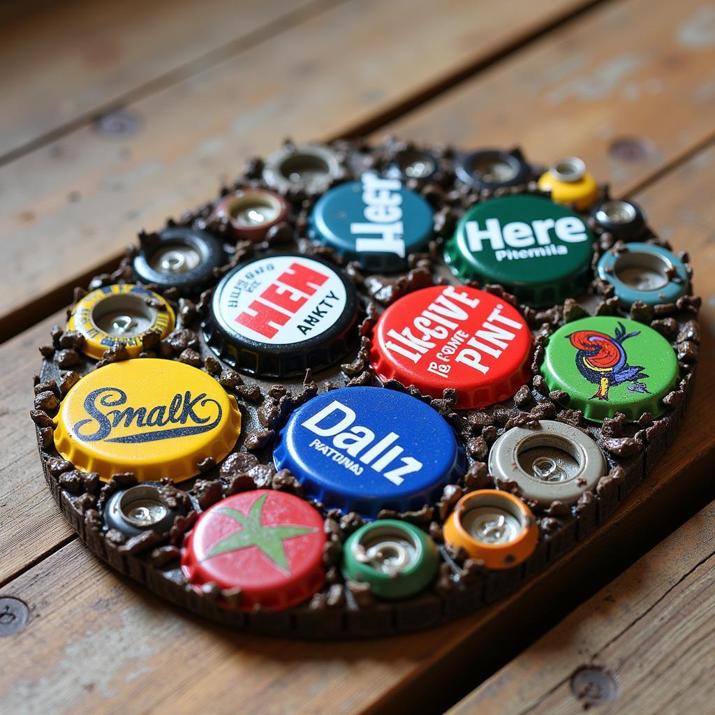 DIY Belt Buckle Crafted from Bottle Caps