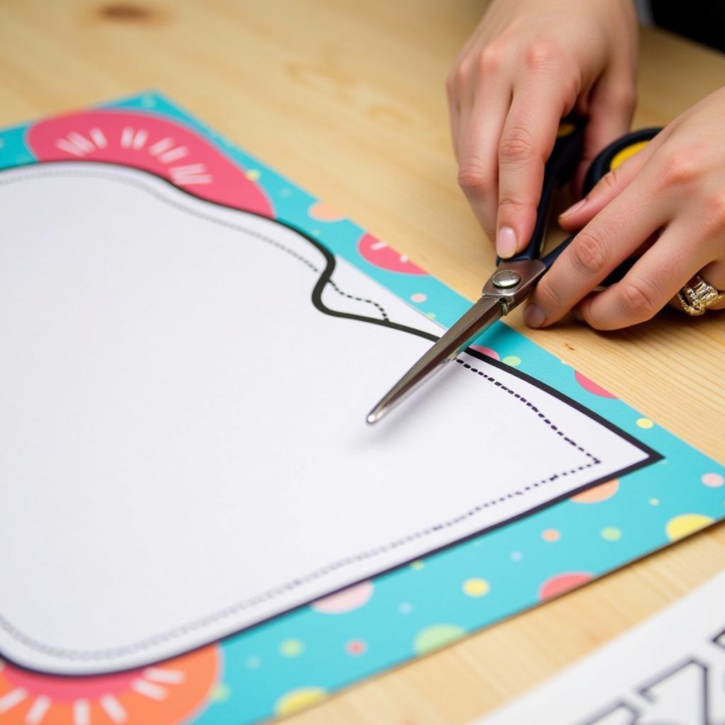 DIY Bulletin Board Borders Using Free Printables