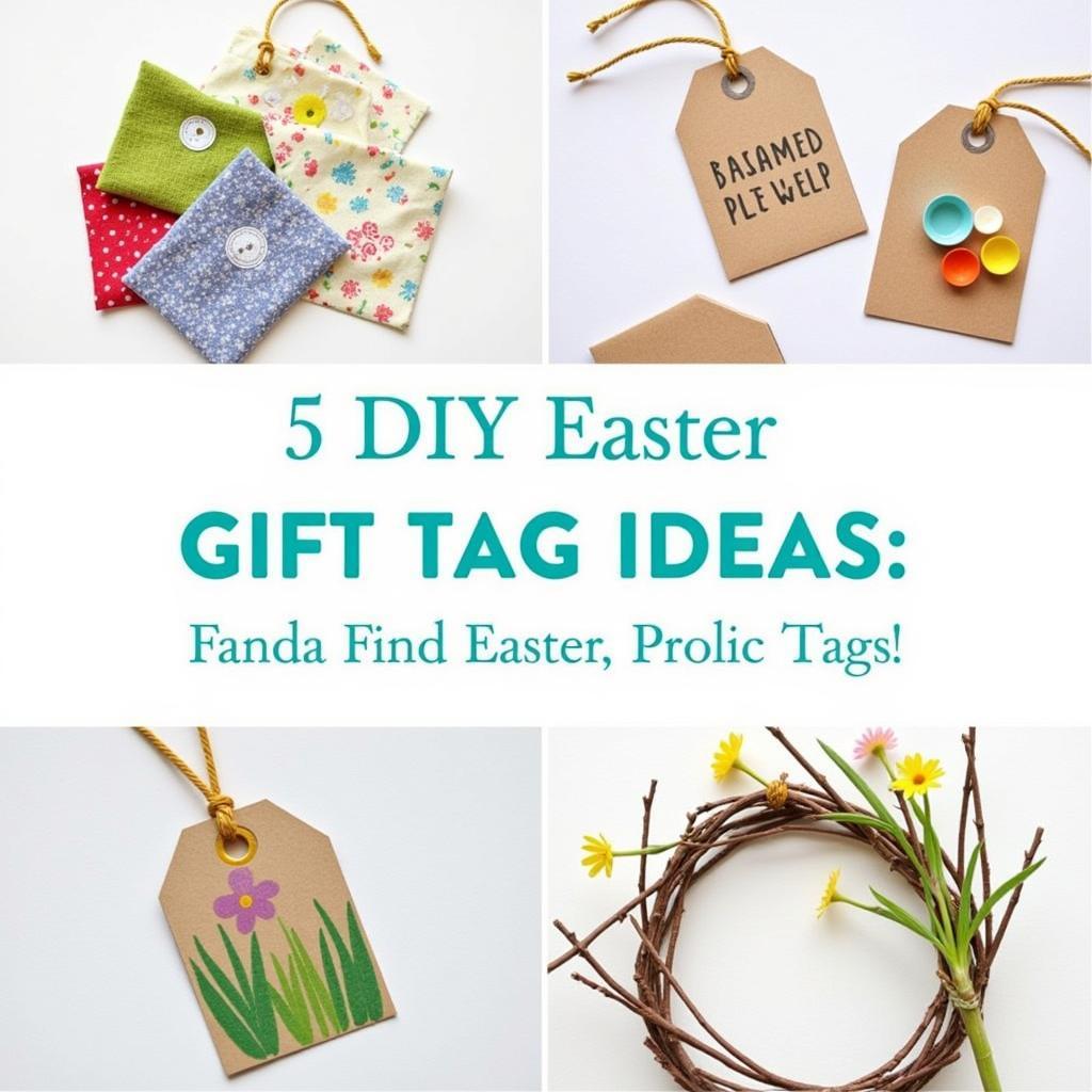 DIY Easter Gift Tag Ideas