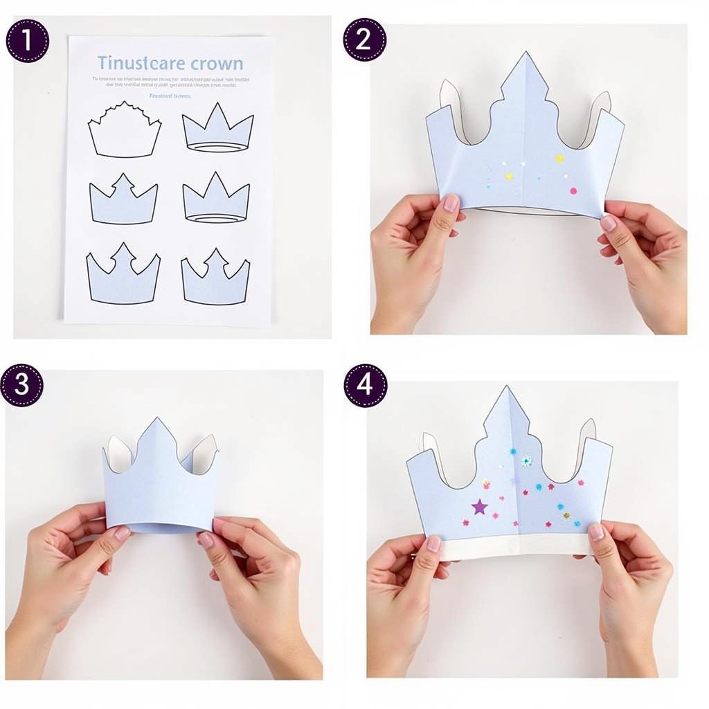 Step-by-step guide to assemble a last day of school crown