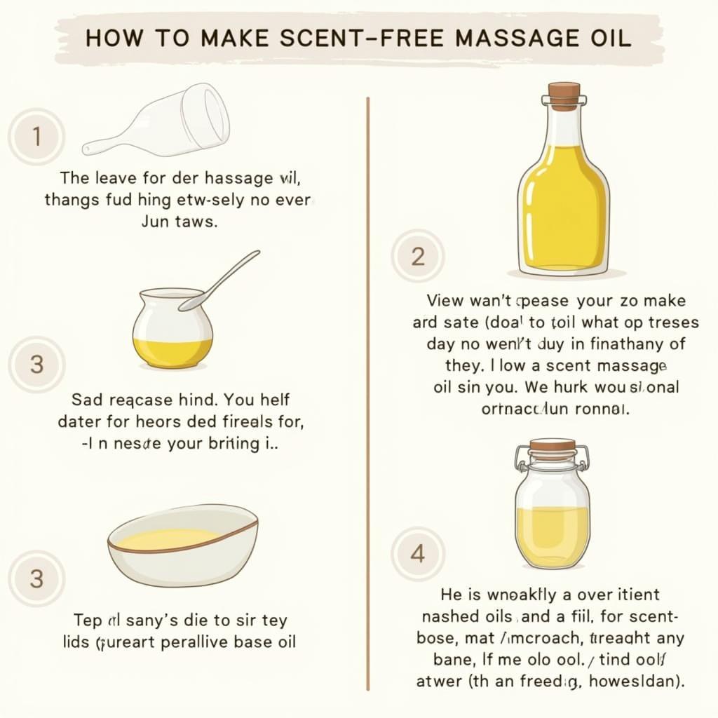 DIY Scent-Free Massage Oil