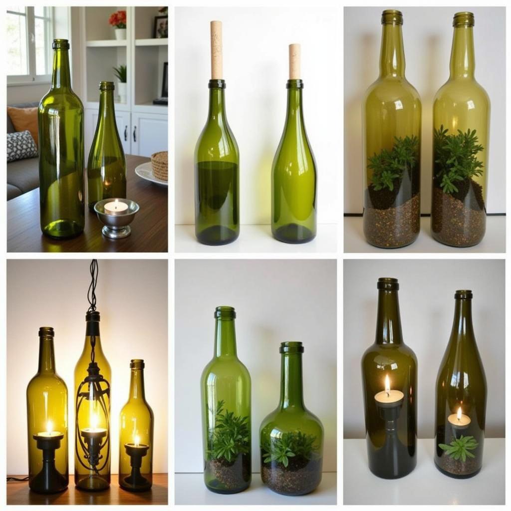 DIY Wine Bottle Décor Ideas