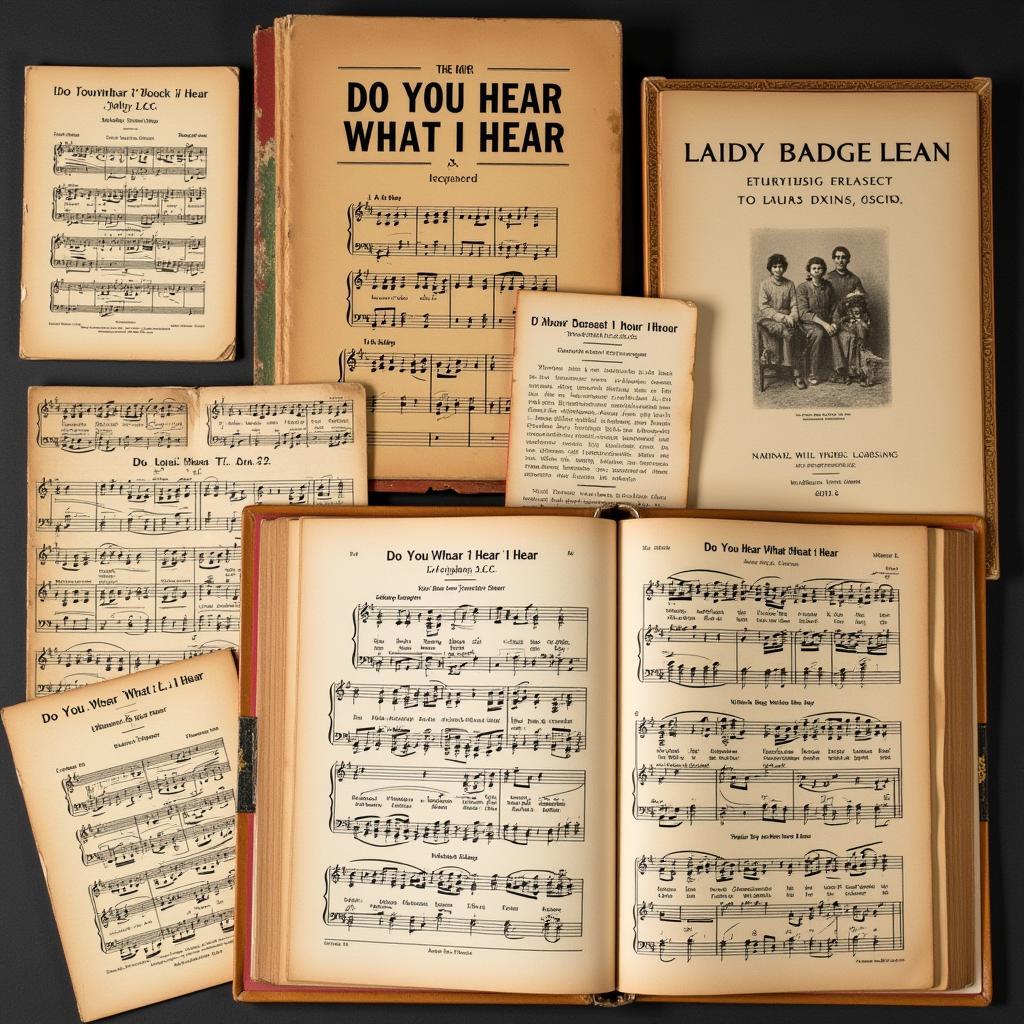 Do You Hear What I Hear Sheet Music Free Public Domain Resources