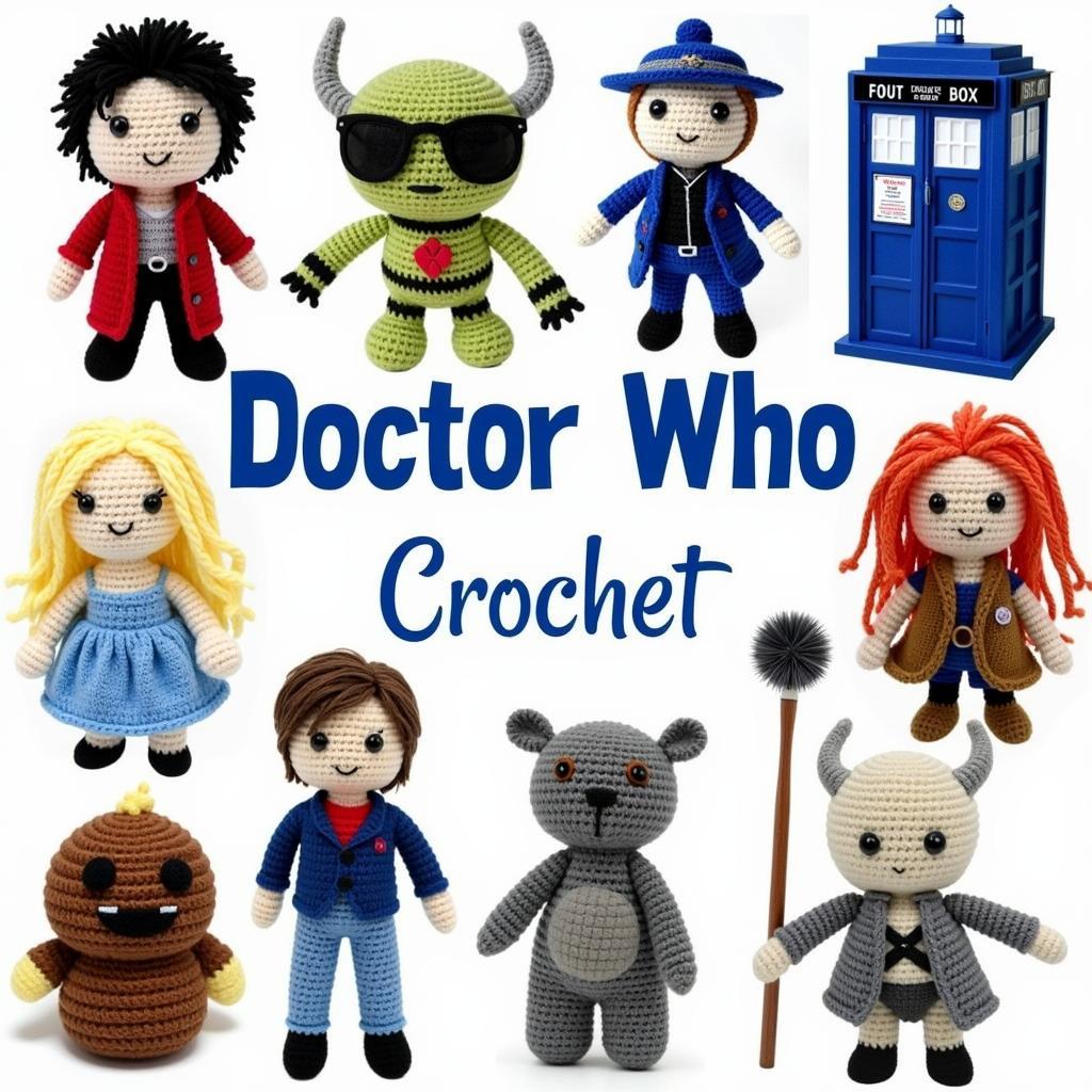 Collection of Doctor Who Crochet Patterns