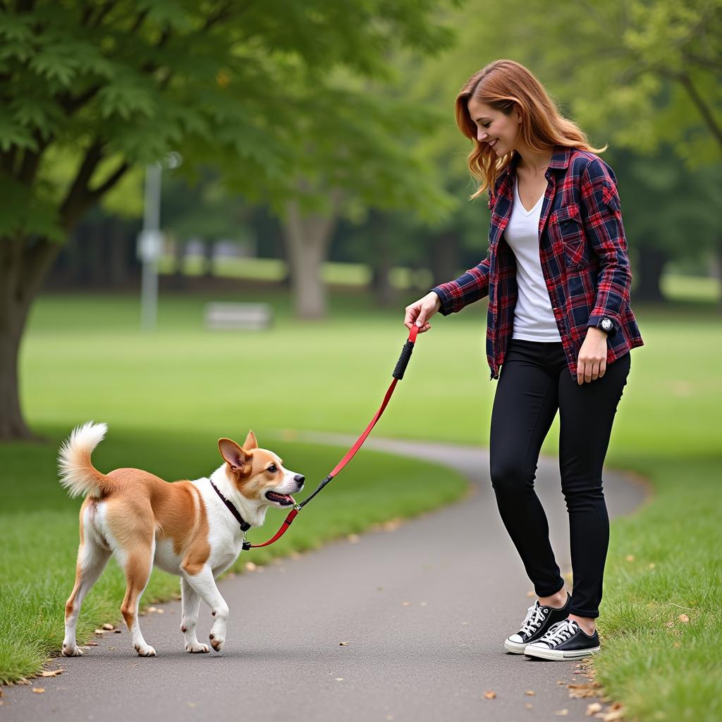 Dog Training with Hands Free Leash