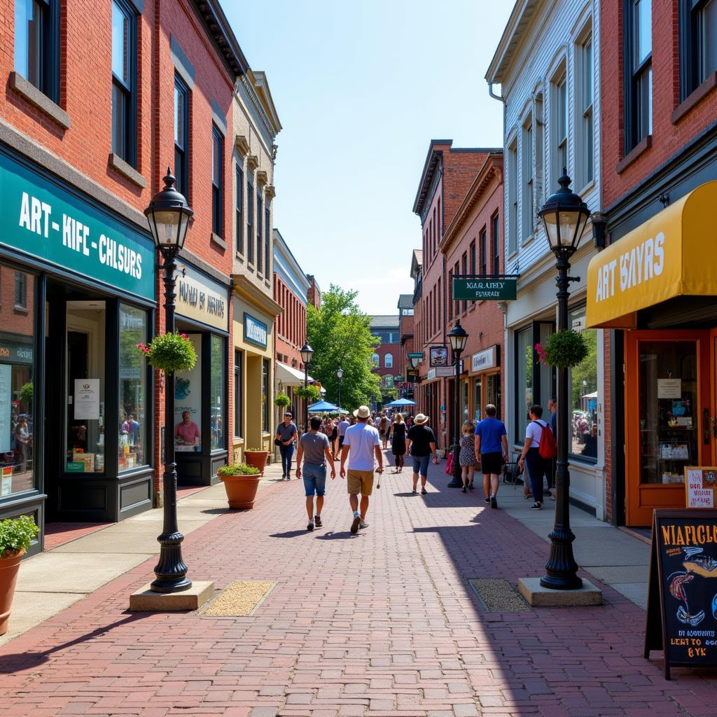 Exploring art galleries in Downtown Harrisonburg, VA