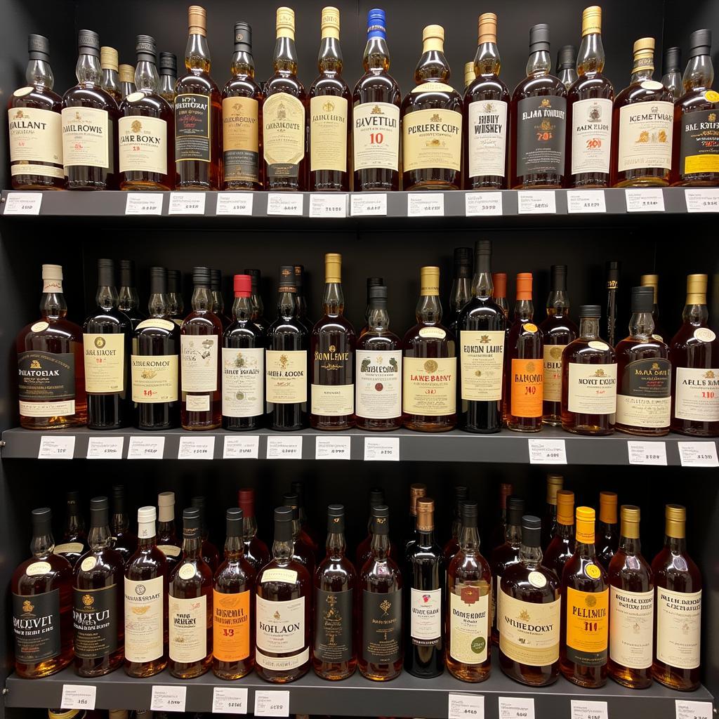 Duty Free Whisky Selection