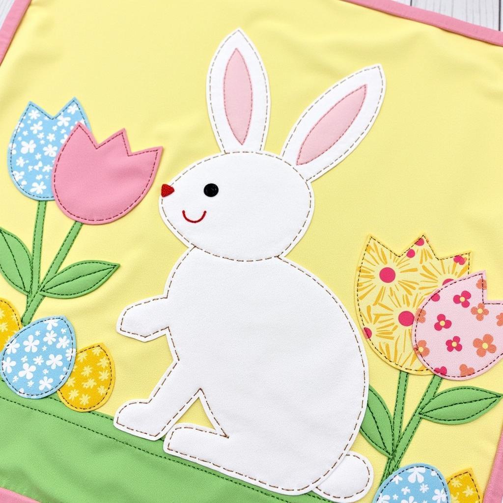 Easter Bunny Quilt Block Pattern