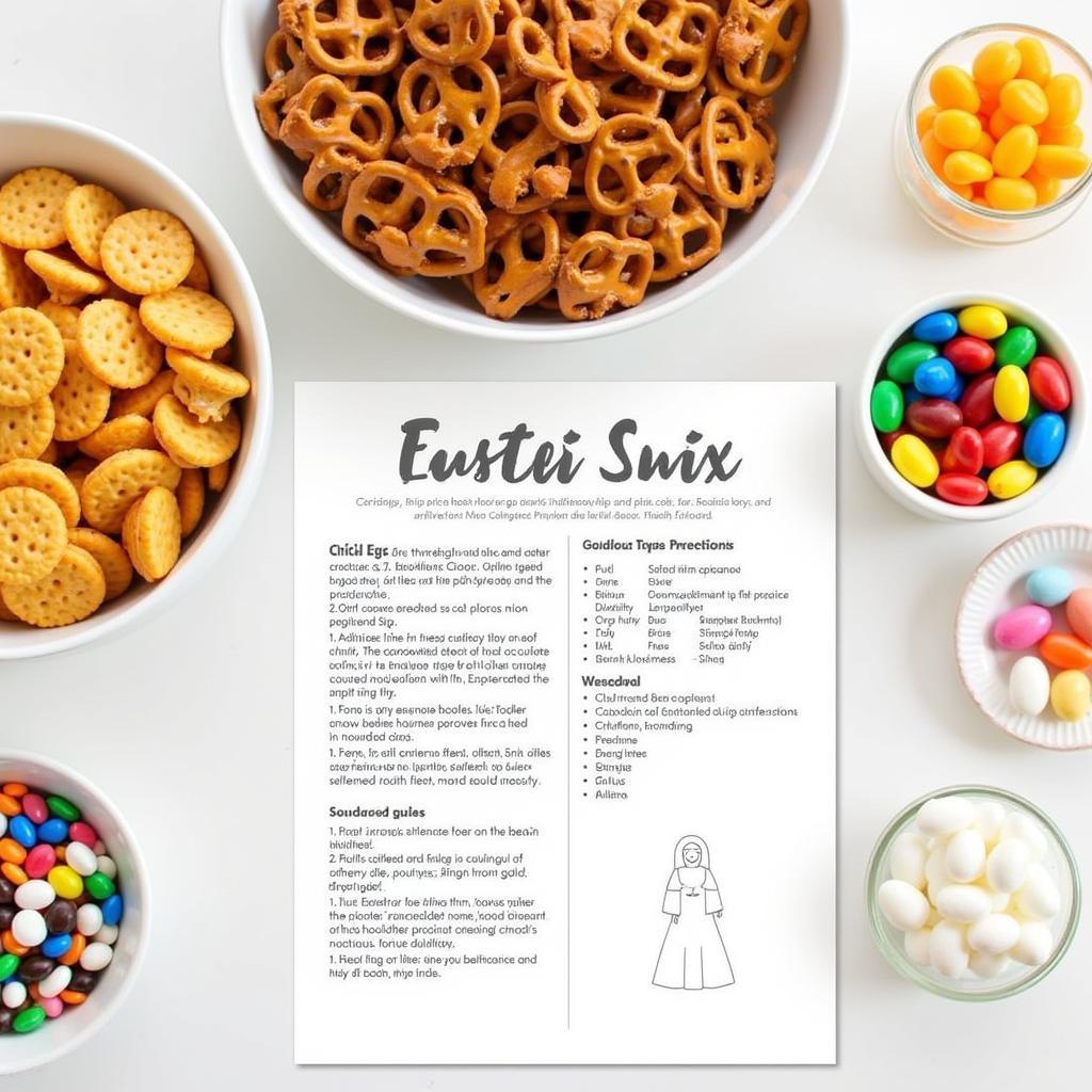 Easter Story Snack Mix Ingredients