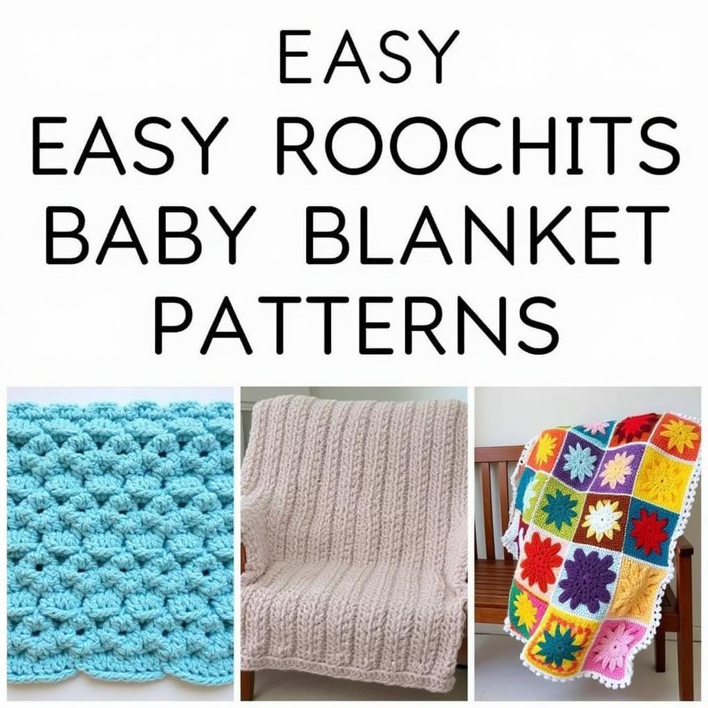 Easy Crochet Baby Blanket Patterns