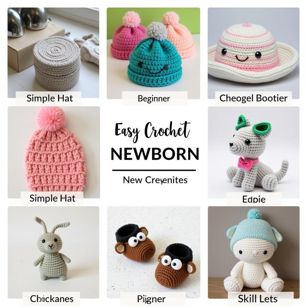 Simple Crochet Projects for Newborns