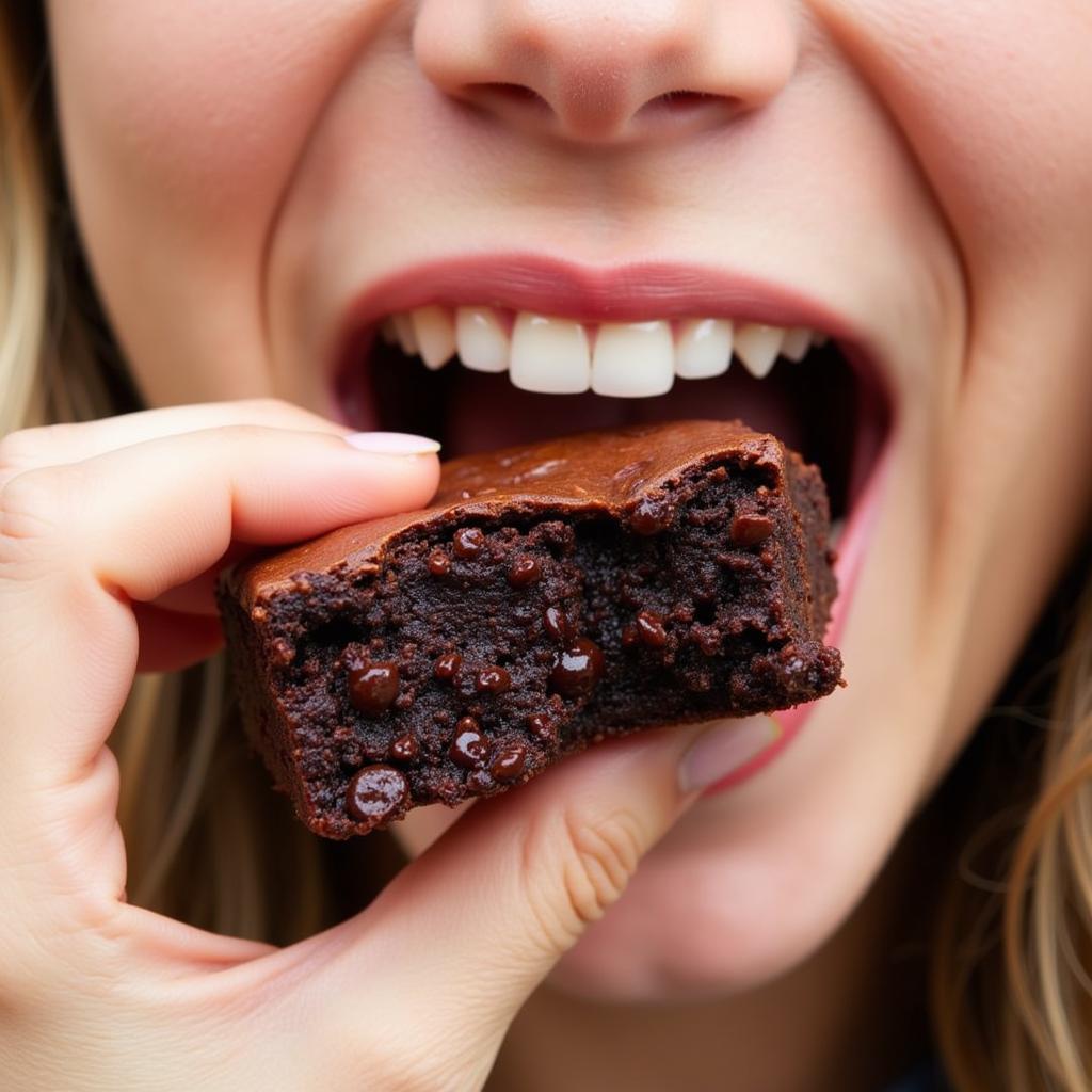 Enjoying Trader Joe's Gluten-Free Brownies