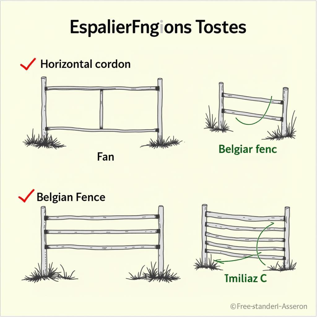 Espalier Training Techniques Comparison