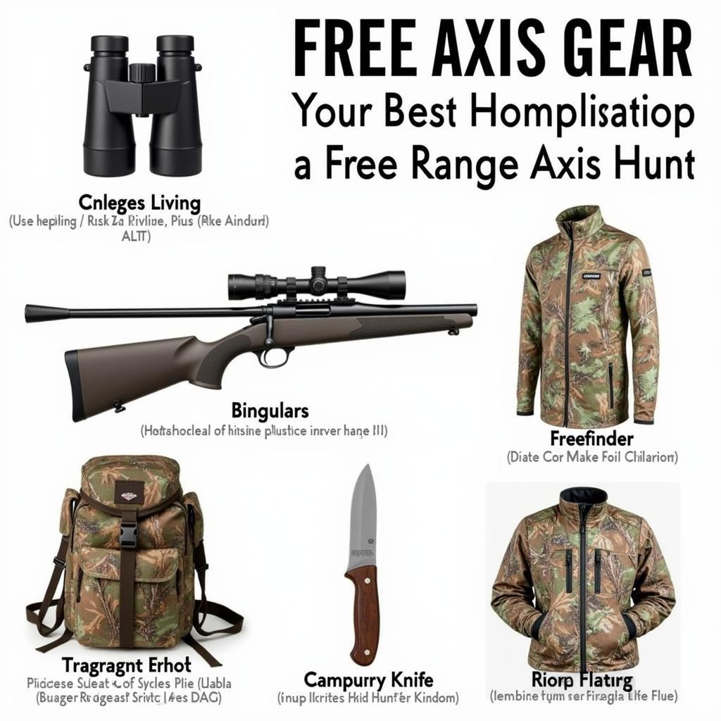 Essential Gear for Free Range Axis Hunt