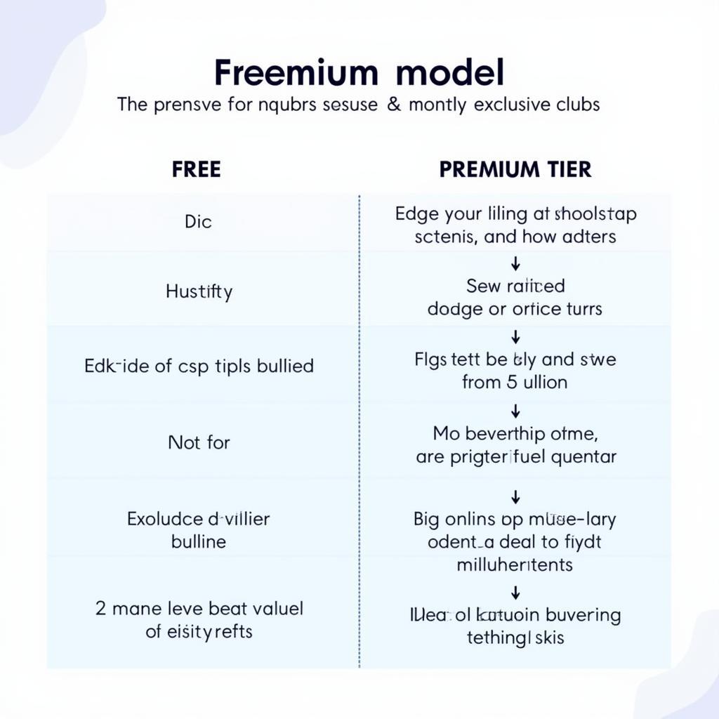 Exclusive Club Free Freemium Model