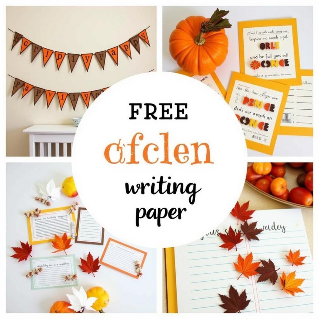 Creative Uses of Free Fall Writing Paper