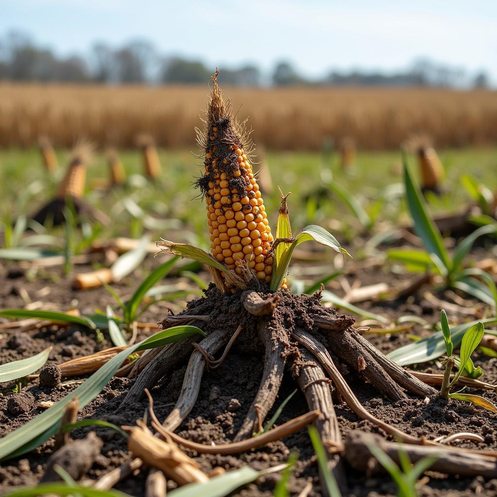 Feral Hog Damage on an Ohio Farm