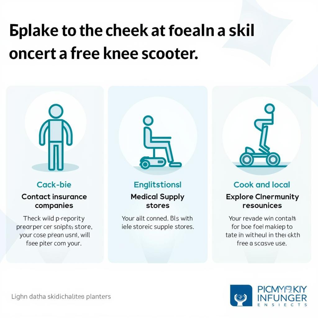 Various ways to find free knee scooters