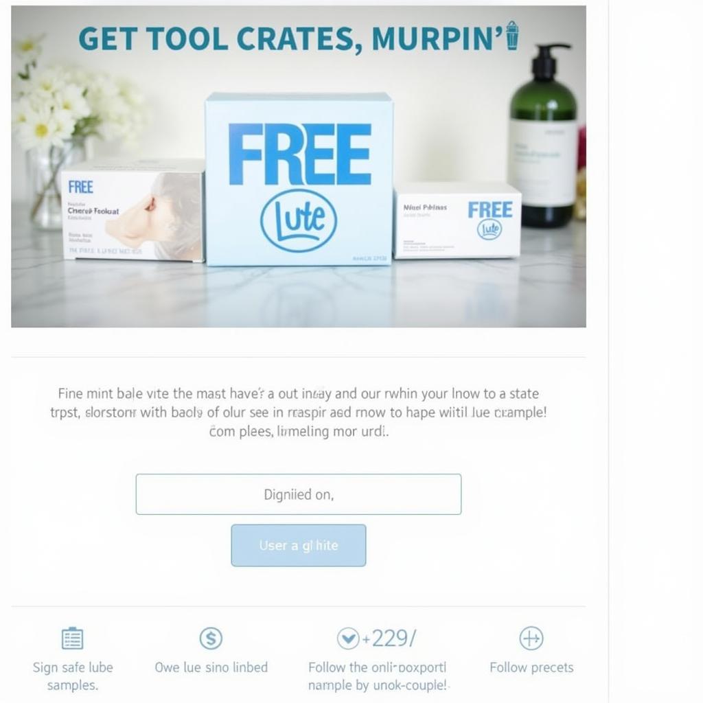 Finding Free Lube Samples Online