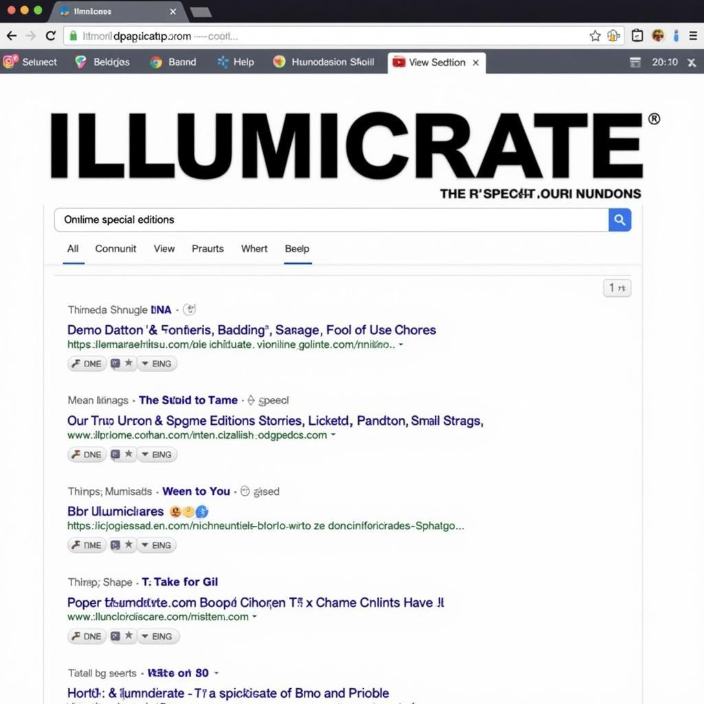 Searching for Illumicrate Editions