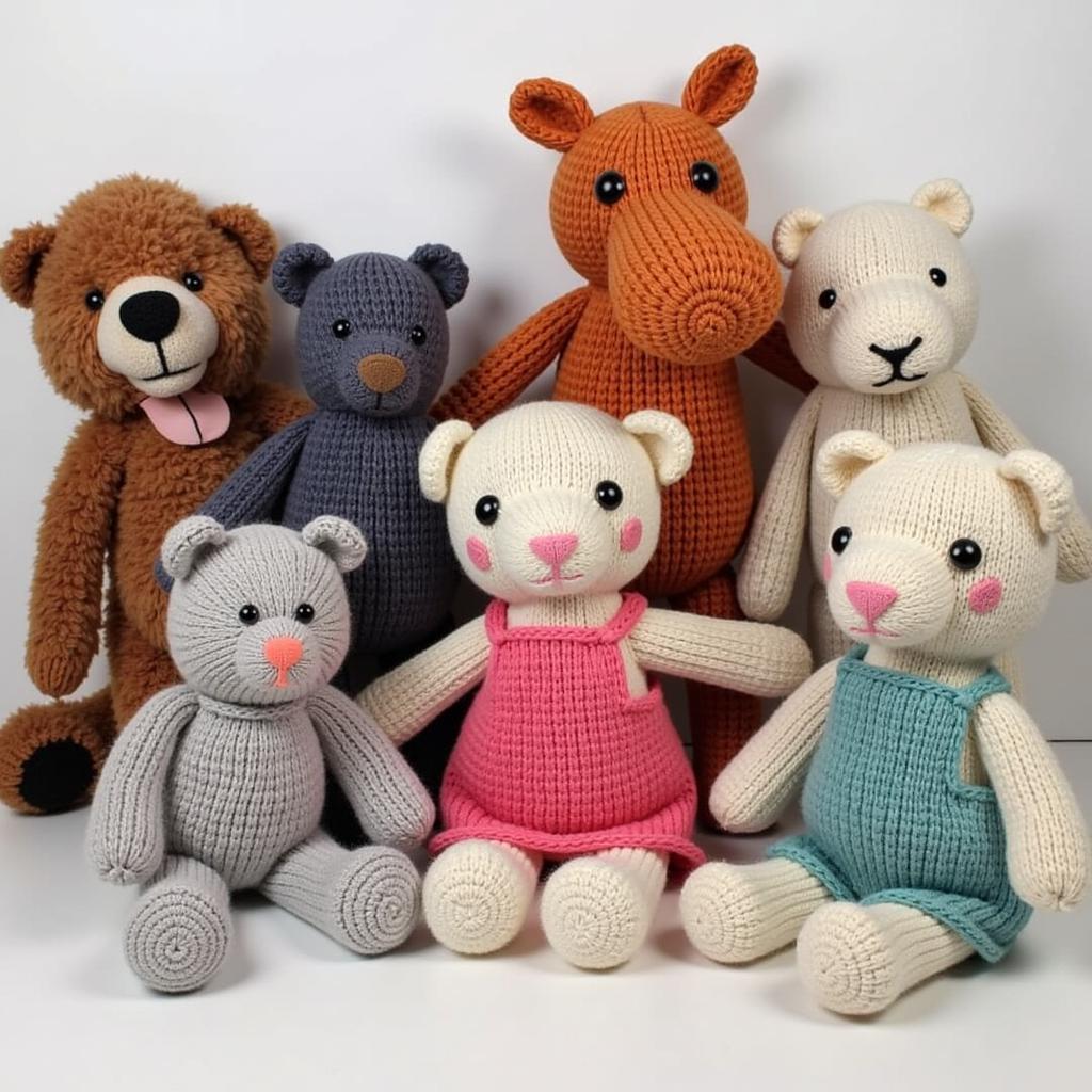 Finished Knitted Stuffed Animals: A Collection of Adorable Creations