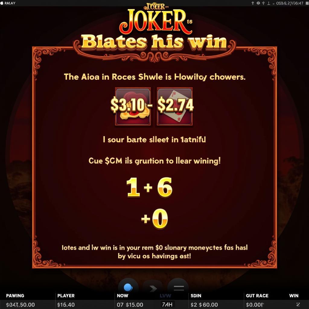 Fire and Roses Joker Real Money Play Winning Screen