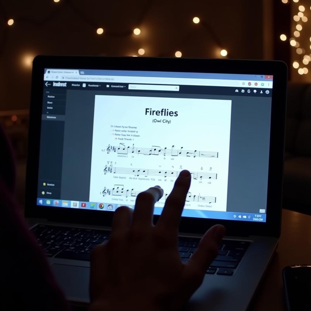 Free Piano Sheet Music for Fireflies by Owl City: Download and Play