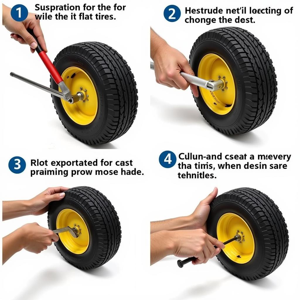 Flat Free Tire Installation Process