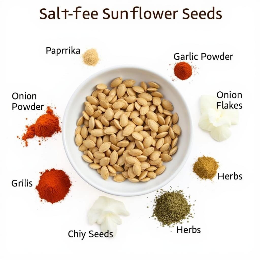 Flavoring Salt Free Sunflower Seeds