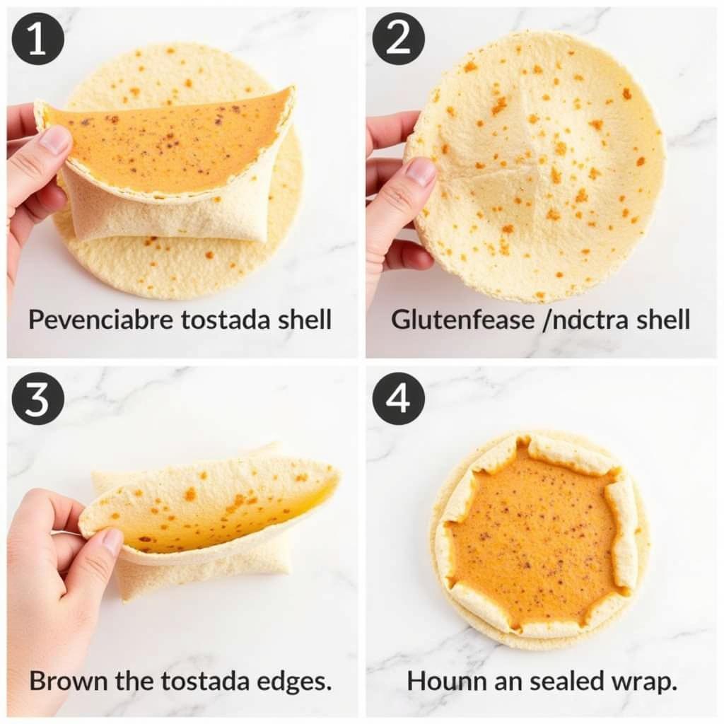 Folding a Gluten-Free Crunchwrap Supreme