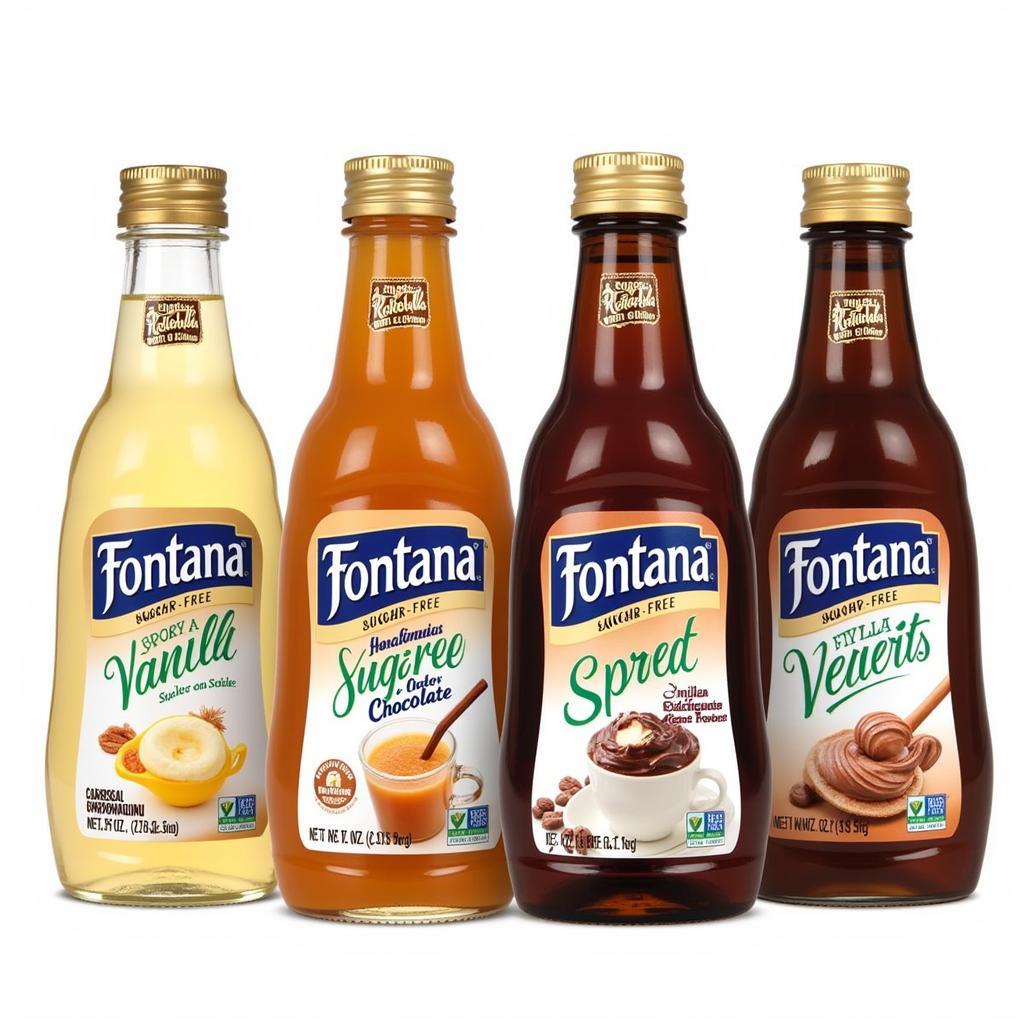 Fontana Sugar-Free Syrup Variety