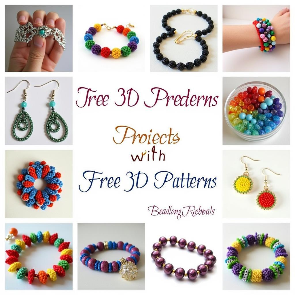 Free 3D beading patterns for beginners