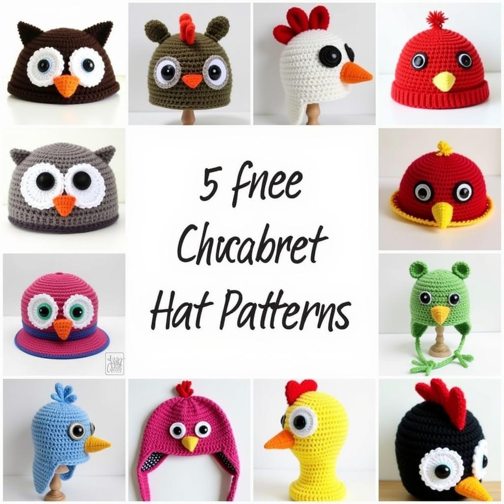 Collection of Free Bird Hat Patterns