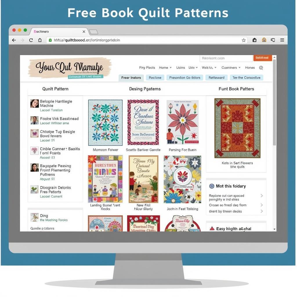 Finding Free Book Quilt Patterns Online