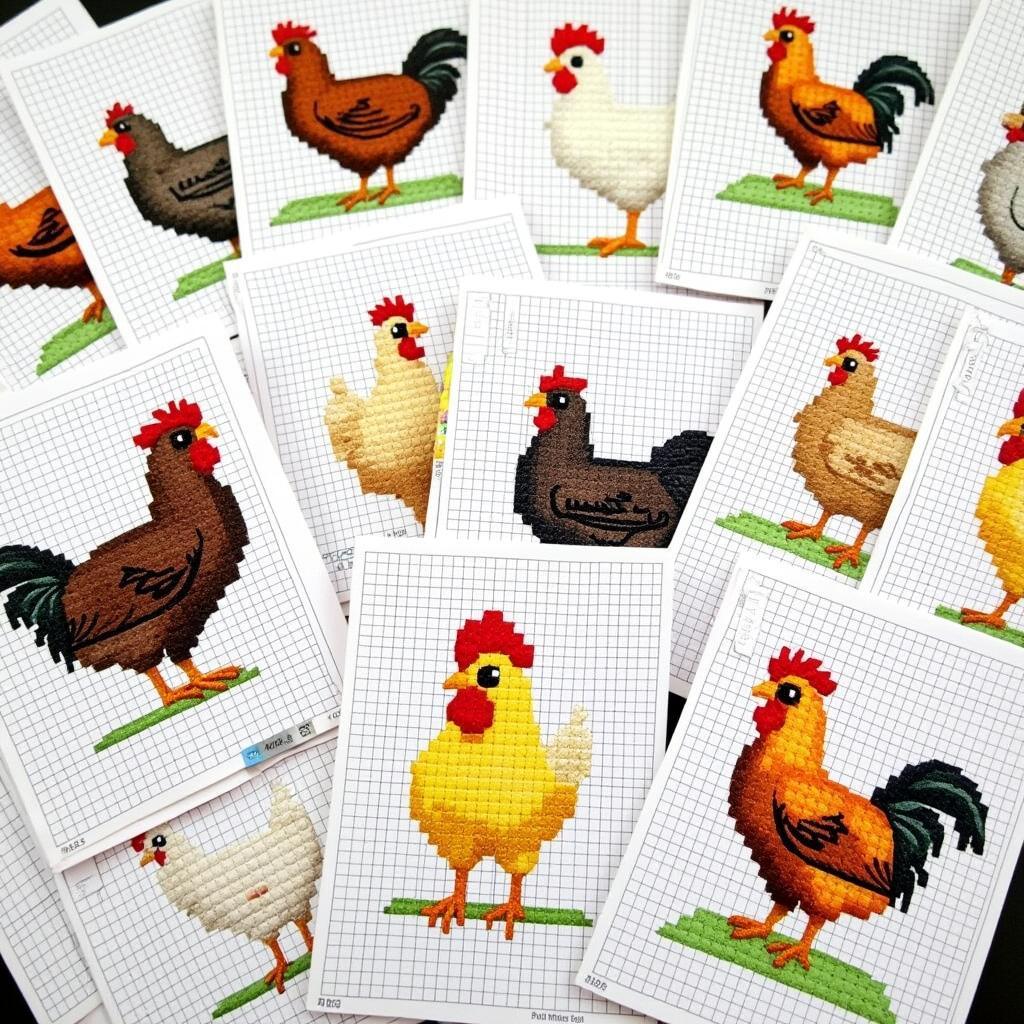 Free Chicken Cross Stitch Patterns for Beginners