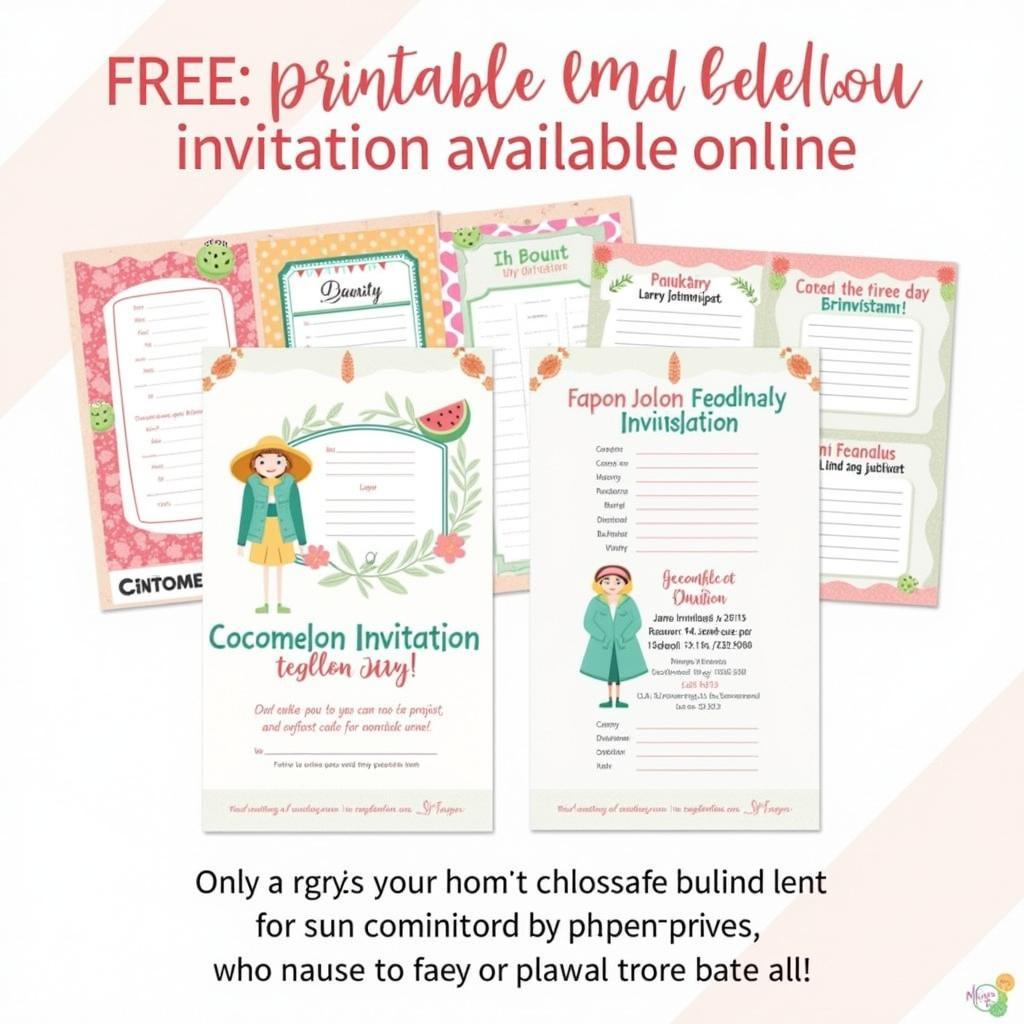 Free Cocomelon Birthday Invitation Templates