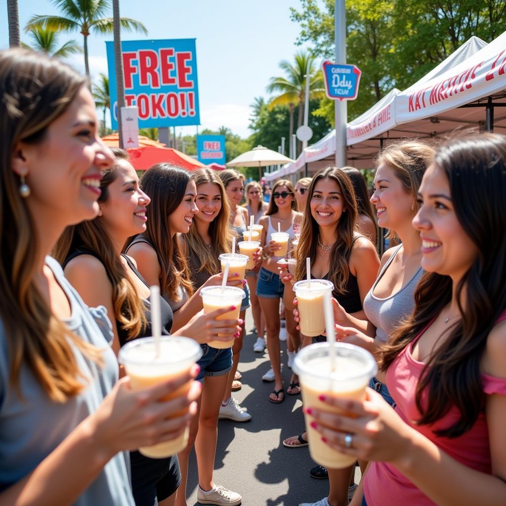 Free Coconut Shake Promotion