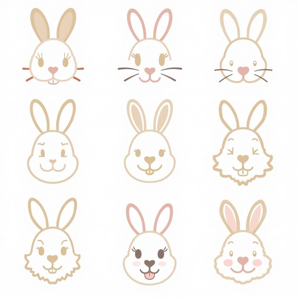 Free Cricut Bunny Face SVG Examples