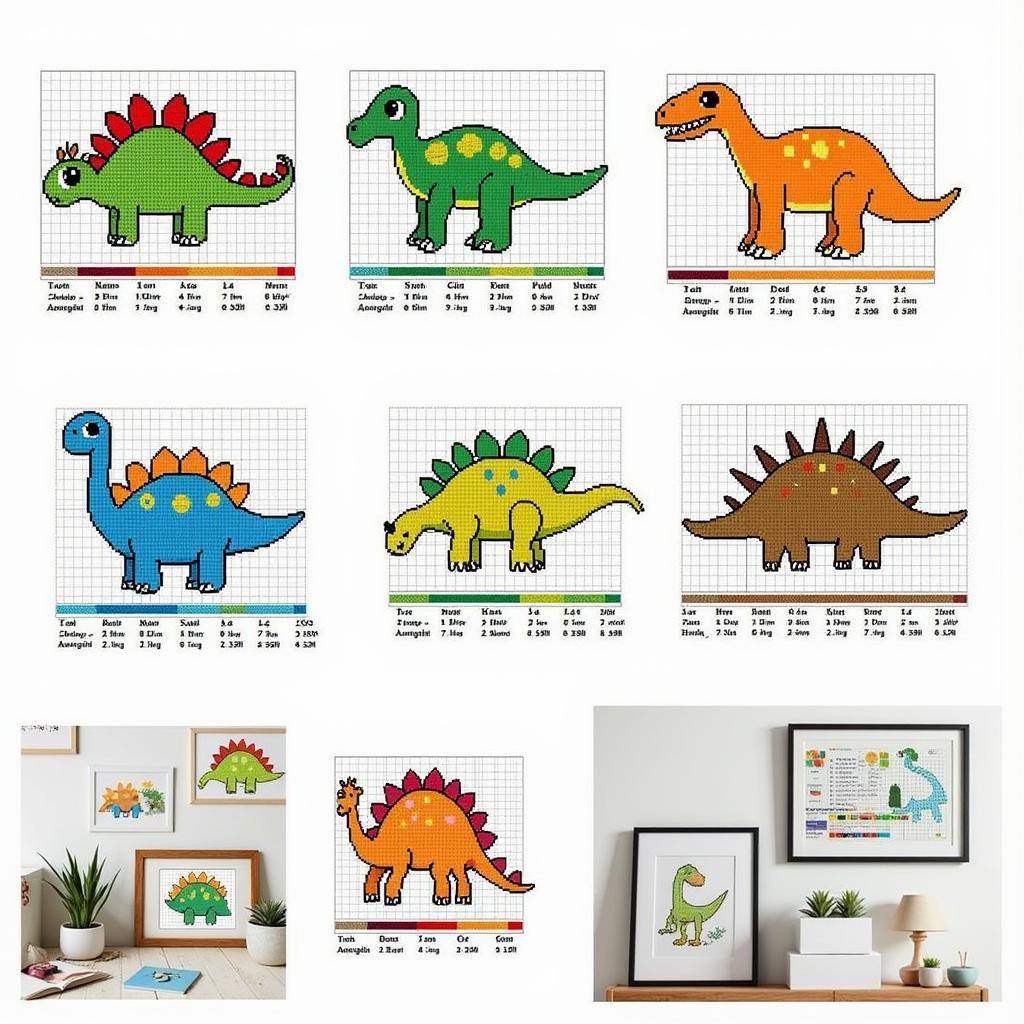 Free Cross Stitch Dinosaur Patterns for Beginners