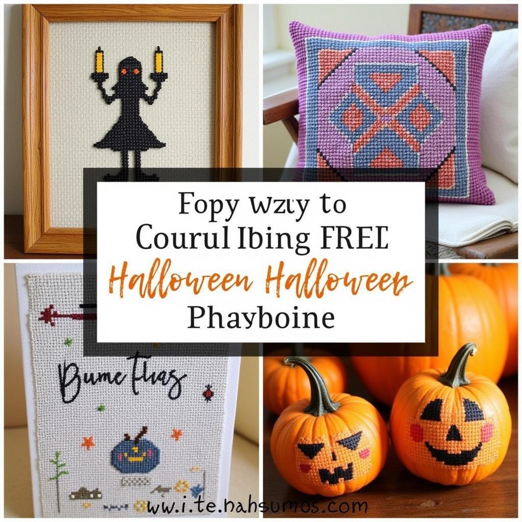 Free Cross Stitch Halloween Patterns: Creative Uses