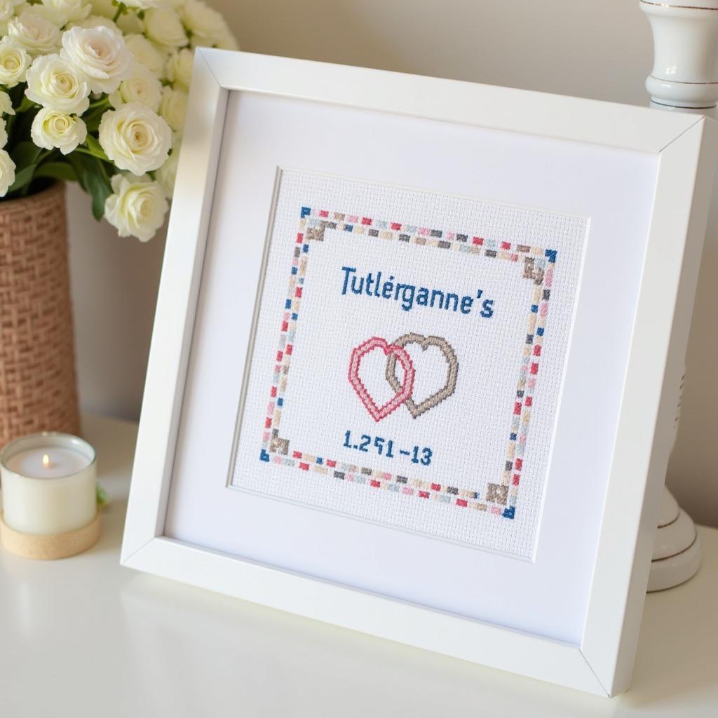 Free Cross Stitch Wedding Sampler Pattern