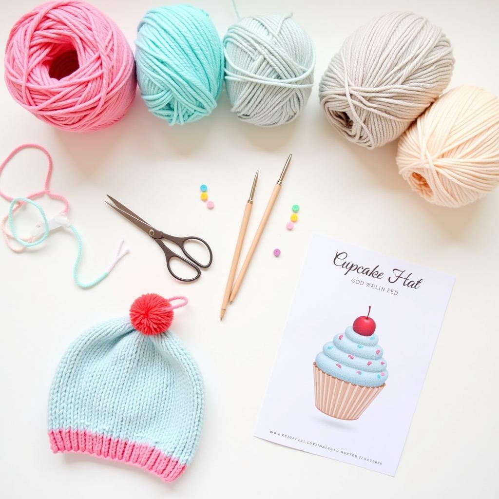 Essential Supplies for Knitting a Cupcake Hat