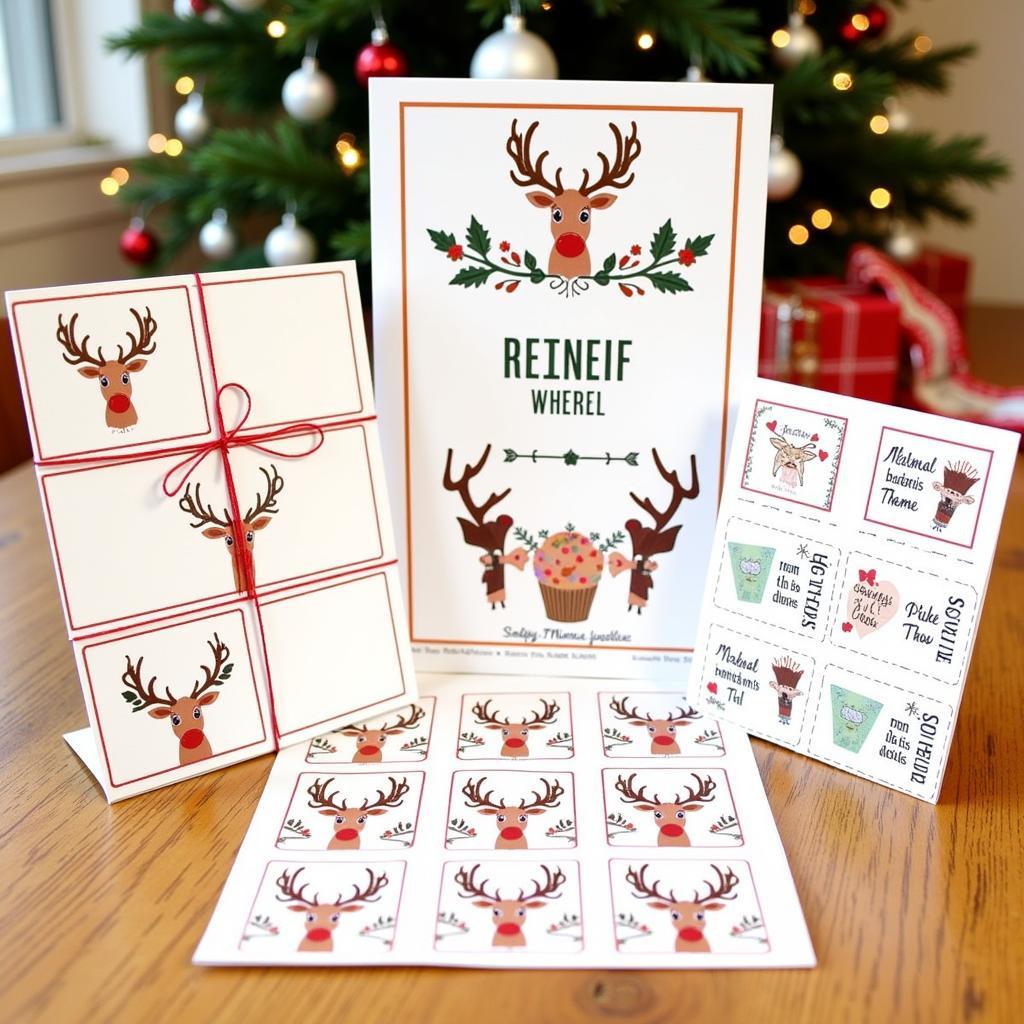 Free Deer Printables for Christmas Crafts