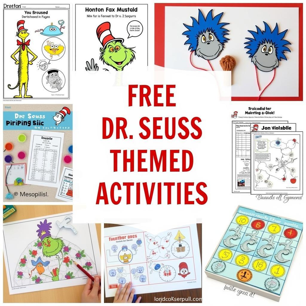 Free Dr. Seuss Activities for Kids