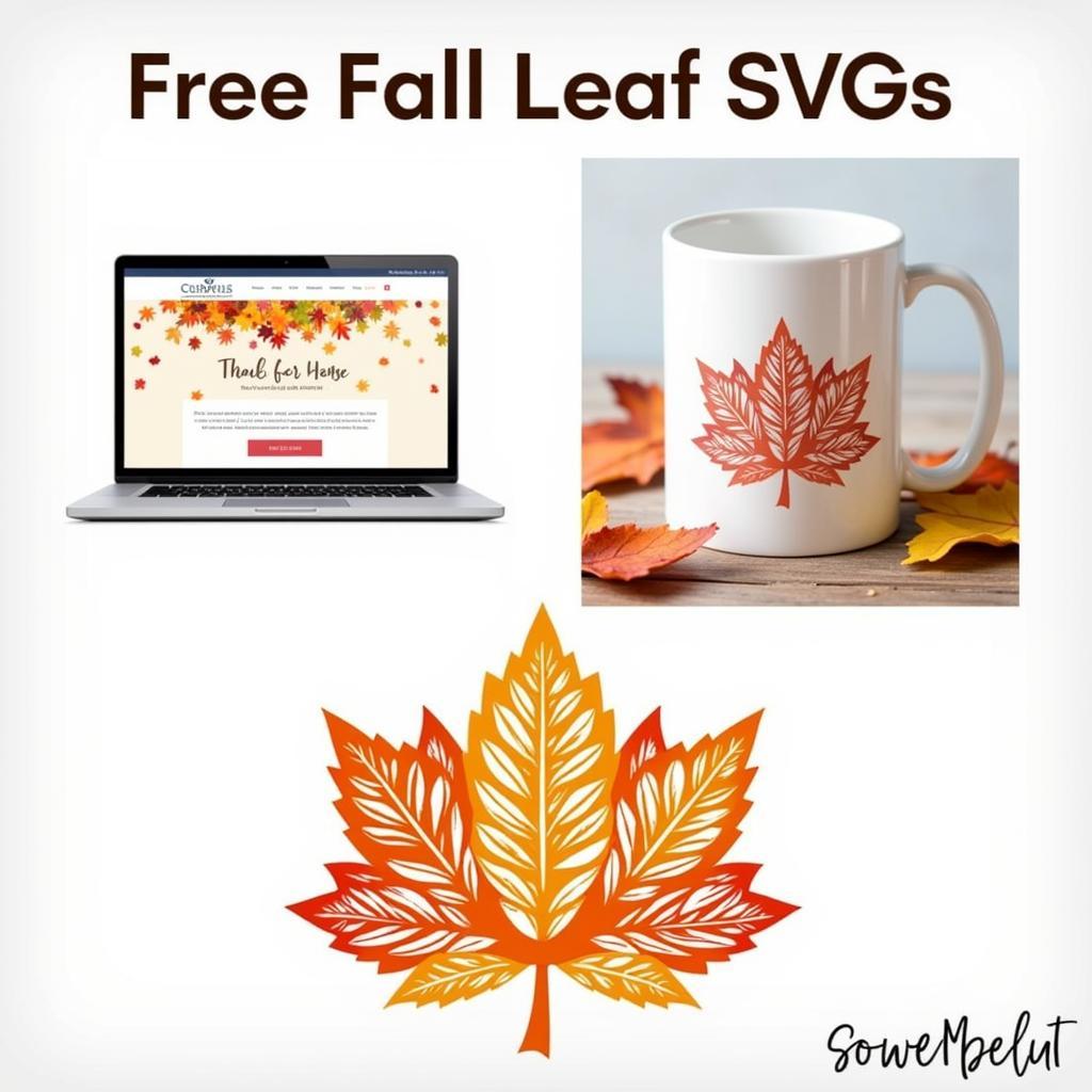 Free Fall Leaf SVG Design Examples