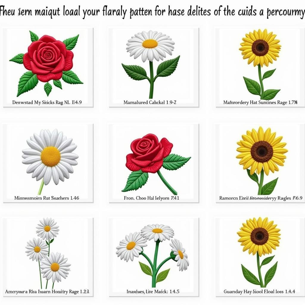 Free Floral Embroidery Patterns PDF Download