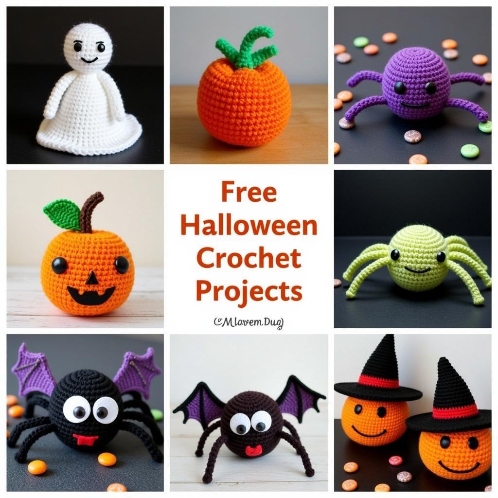 Collection of Free Halloween Crochet Patterns